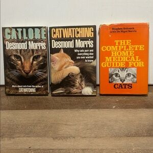 Cat Book Collection Hardcover Desmond Morris Stephen Schneck w/Dr. Nigel Norris